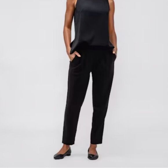 Ministry of Supply Swift Black draped pants - Picture 1 of 5